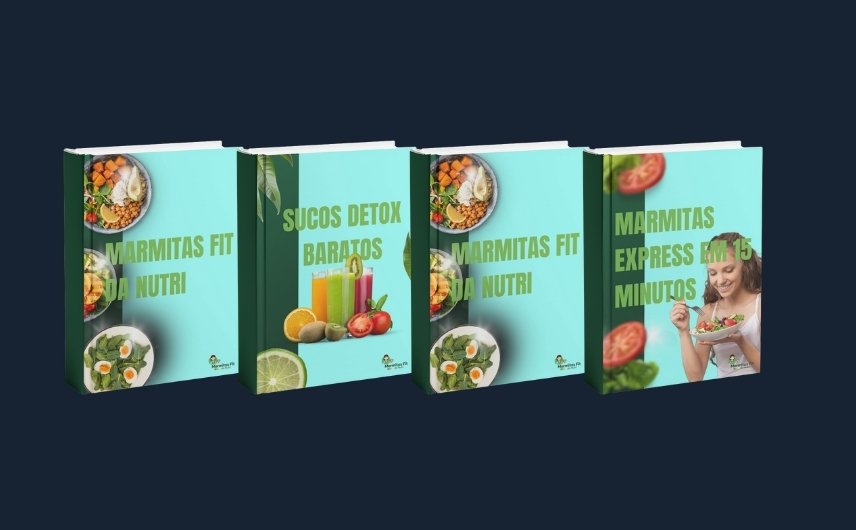 Capa para Ebook Receitas Saudáveis Para Diabéticos Moderno Verde (856 x 530 px) (1)